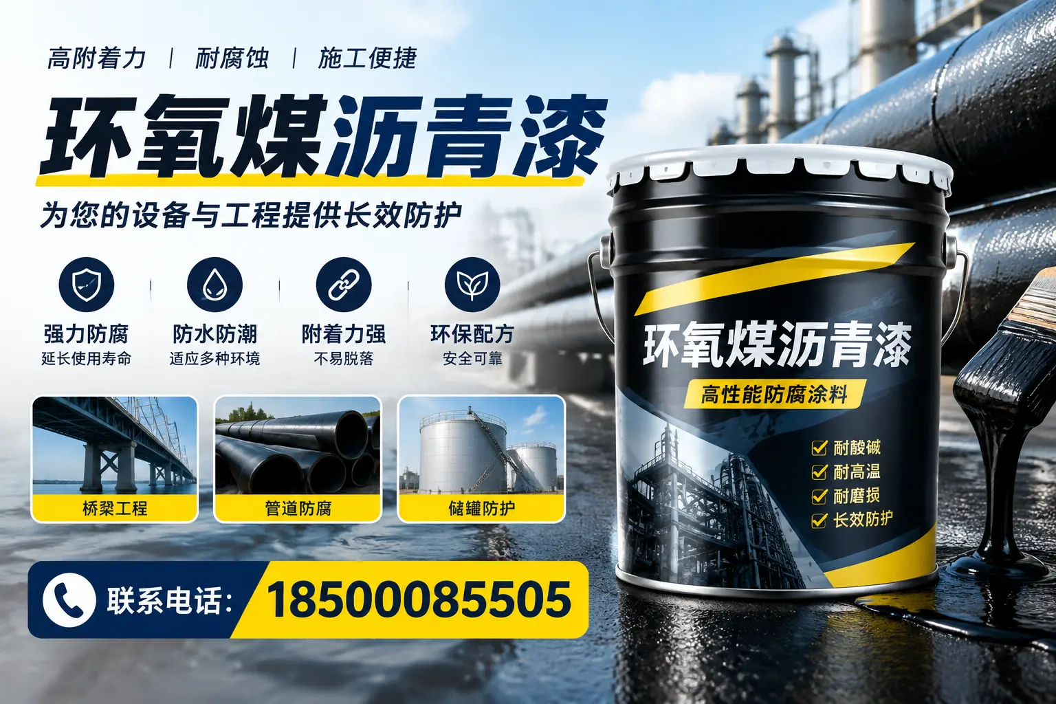 环氧煤沥青漆与其他涂料的对比分析,助力贵阳企业决策