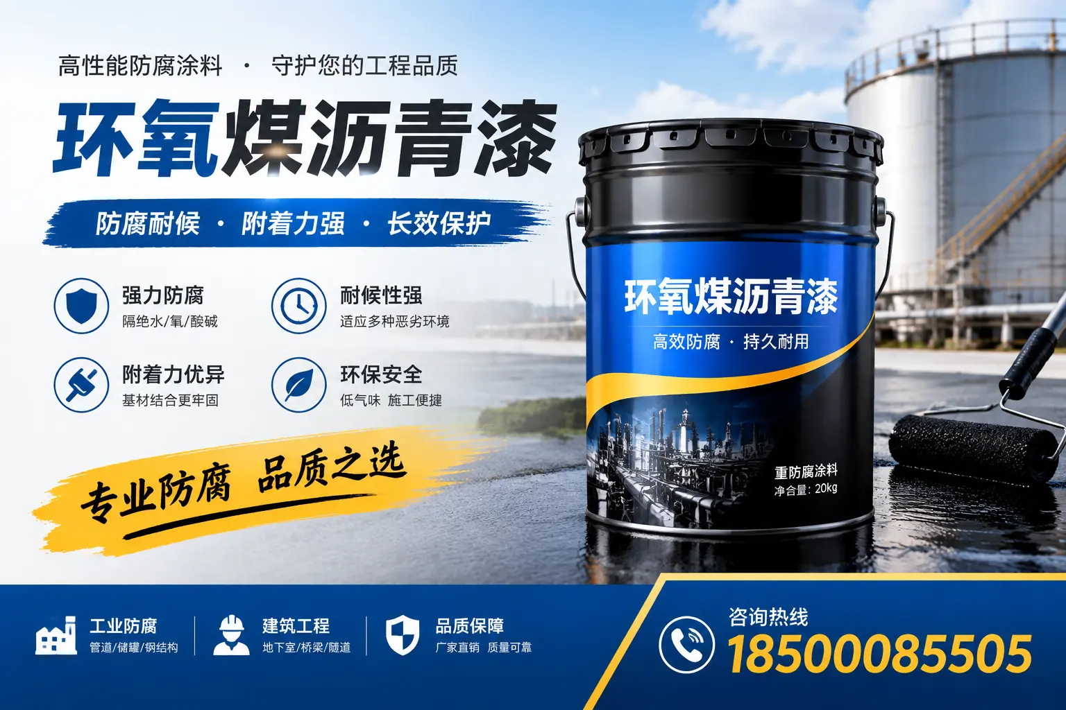 如何选择适合的环氧煤沥青漆?贵阳市场选型指南